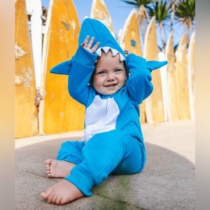 TIPSY ELVES BABY / TODDLER SHARK COSTUME. Size: 18M
